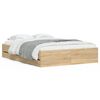 vidaXL Cadre de lit avec tiroirs sans matelas ch&ecirc;ne sonoma 120x200 cm