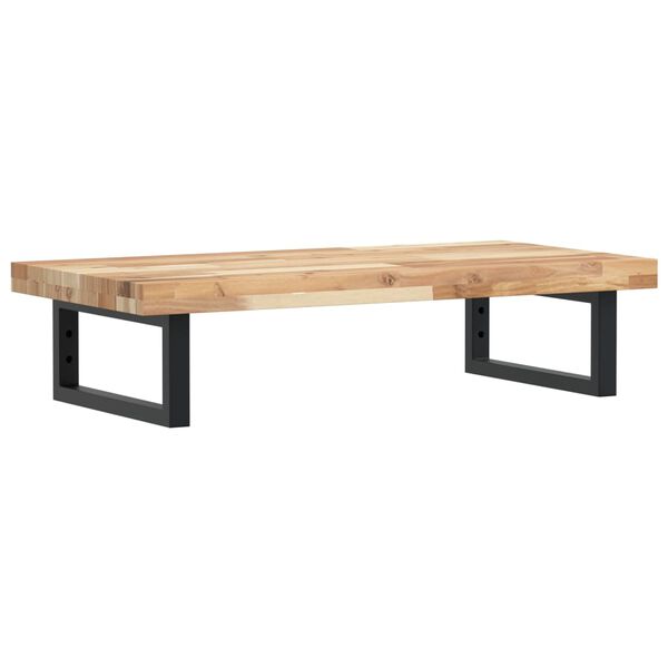 vidaXL &Eacute;tag&egrave;re de vasque murale acier et bois massif d'acacia