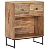 vidaXL Ensemble de buffet 3 pcs Bois de teck recycl&eacute;