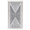 vidaXL Tapis Noir et gris 120x180 cm Coton