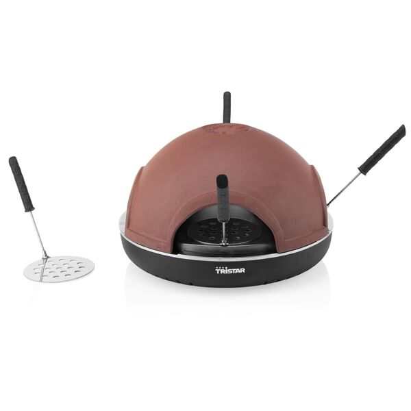 Tristar Four &agrave; pizza pour 4 personnes PZ-9154 900 W Terre cuite