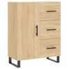 vidaXL Buffet ch&ecirc;ne sonoma 69,5x34x90 cm bois d'ing&eacute;nierie