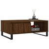 vidaXL Table basse ch&ecirc;ne marron 90x60x35 cm bois d'ing&eacute;nierie