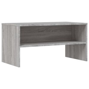 vidaXL Meuble TV sonoma gris 80x40x40 cm bois d'ing&eacute;nierie