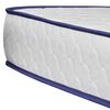 vidaXL Lit et matelas mousse &agrave; m&eacute;moire de forme Similicuir 180x200 cm