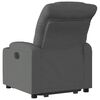 vidaXL Fauteuil inclinable &eacute;lectrique gris fonc&eacute; tissu