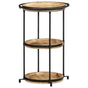 vidaXL Table d'appoint &Oslash;55x83 cm bois de manguier massif