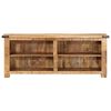 vidaXL Meuble TV 110x35x40 cm bois massif de manguier brut