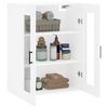 vidaXL Armoire murale blanc 69,5x34x90 cm