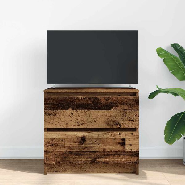 vidaXL Meuble TV vieux bois 60x35x54 cm bois d'ing&eacute;nierie