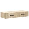 vidaXL Table d'appoint murale Ch&ecirc;ne Sonoma 87,5 x 34,5 x 17 cm