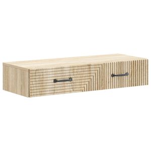 vidaXL Table d'appoint murale Ch&ecirc;ne Sonoma 87,5 x 34,5 x 17 cm