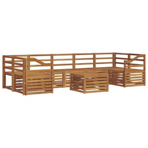 vidaXL Ensemble de canap&eacute;s d'ext&eacute;rieur 8 pc Naturel