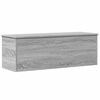 vidaXL Bo&icirc;te de rangement sonoma gris 102x35x35 cm bois d'ing&eacute;nierie