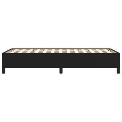 vidaXL Cadre de lit sans matelas noir 90x200 cm similicuir