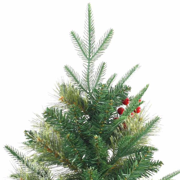 vidaXL Sapin de Noël Artificiel à Branches Articulées Vert 240 cm
