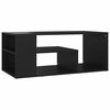 vidaXL Table basse noir 100x50x40 cm bois d'ing&eacute;nierie
