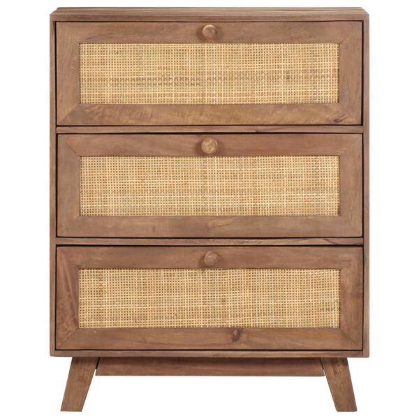 vidaXL Buffet 61x35x76 cm Bois de manguier massif