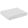 vidaXL Tissu de Table ovale Blanc 130 x 220 cm Polyester