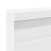 vidaXL T&ecirc;te de lit de rangement Blanc 200 cm Bois d'ing&eacute;nierie