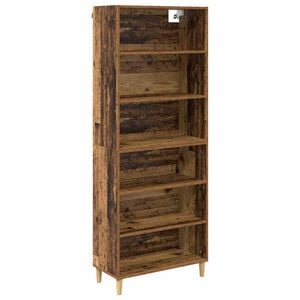 vidaXL Haut Armoire Bois Ancien 69,5 x 32,5 x 180 cm Bois d'ing&eacute;nierie