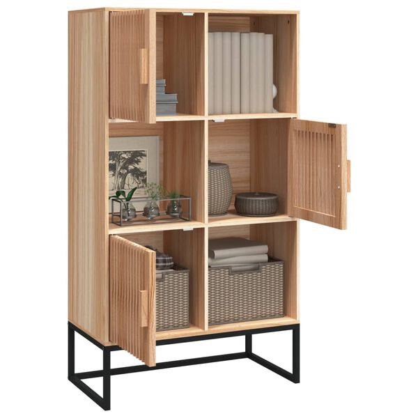 vidaXL Buffet haut 70x35x125 cm bois d'ing&eacute;nierie