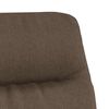 vidaXL Chaise de relaxation Taupe Tissu