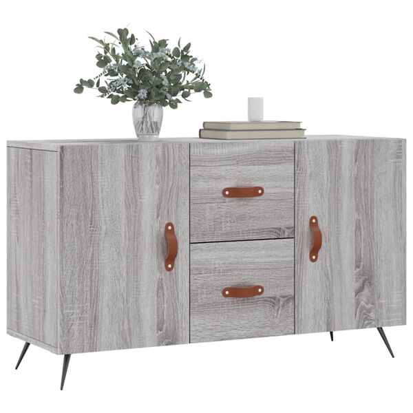 vidaXL Buffet sonoma gris 100x36x60 cm bois d'ing&eacute;nierie
