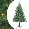 vidaXL Sapin de No&euml;l Vert 210 cm PVC