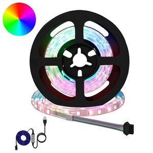 vidaXL Bande LED 2 pc Noir et Transparent Cuivre et plastique