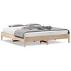 vidaXL Cadre de lit sans matelas 200x200 cm bois massif de pin