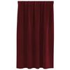 vidaXL Rideaux occultants 2 pcs Bordeaux 140 x 140 cm Velours