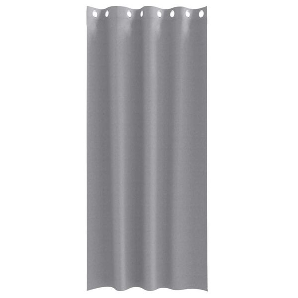 vidaXL Rideaux occultants avec anneaux 2 pcs Gris clair 225 x 140 cm