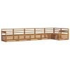 vidaXL Ensemble de canap&eacute;s d'ext&eacute;rieur 6 pc Naturel