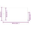 vidaXL Auvent latéral rétractable de patio 160x300 cm Marron