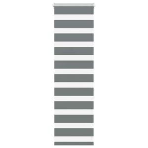 vidaXL Store z&egrave;bre gris fonc&eacute; largeur du tissu 40,9 cm polyester