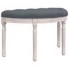 vidaXL Banc Gris fonc&eacute; 81,5x41x49 cm Velours