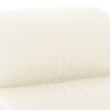 vidaXL Fauteuil de massage électrique Crème Similicuir