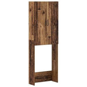 vidaXL Armoire de toilette HAARLEM Bois ancien 66 x 25,5 x 190 cm
