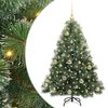 vidaXL Sapin de No&euml;l artificiel Vert 120 cm PE et PVC