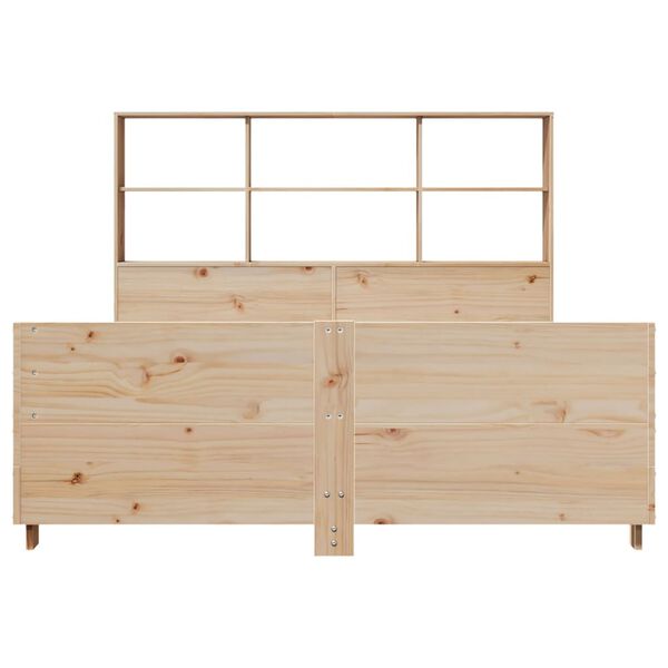 vidaXL Cadre de lit sans matelas 120x200 cm bois de pin massif