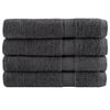 vidaXL Serviettes de qualit&eacute; sup&eacute;rieure SOLUND 4 pcs anthracite
