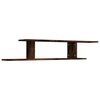 vidaXL &Eacute;tag&egrave;re TV murale Ch&ecirc;ne fum&eacute; 125x18x23 cm Bois d'ing&eacute;nierie