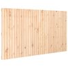 vidaXL T&ecirc;te de lit murale 204x3x110 cm Bois massif de pin