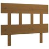 vidaXL T&ecirc;te de lit Marron miel 93,5x3x81 cm Bois massif de pin