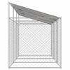 vidaXL Cage pour chien Argent 600 x 200 x 256 cm Acier galvanisé