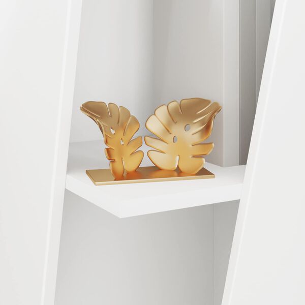 vidaXL &Eacute;tag&egrave;re lat&eacute;rale Blanc 33 x 32 x 70,5 cm Bois d'ing&eacute;nierie