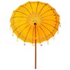 vidaXL Parasol balinais Jaune 185 x 185 x 260 cm