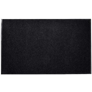 vidaXL Tapis d'entr&eacute;e noir 90 x 60 cm PVC