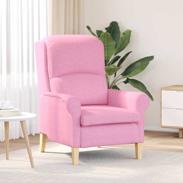 vidaXL fauteuil Rose 76 x 94 x 102 cm tissu